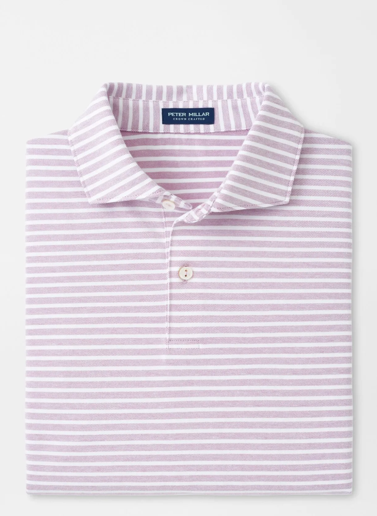 Albatross Stripe Cotton Blend Pique Polo