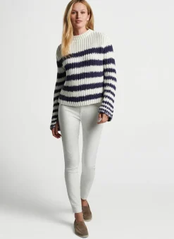 Alek Wide Sleeve Stripe Sweater