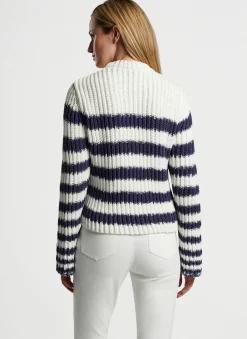 Alek Wide Sleeve Stripe Sweater