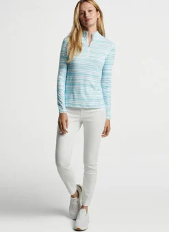 Basketweave Print Sun Shirt