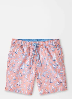 Boats And Ropes Youth Swim Trunk