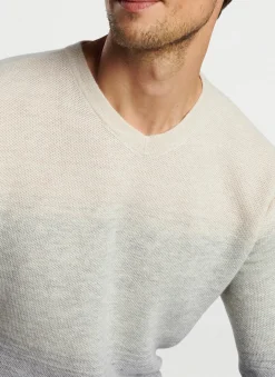 Camden High V Striped Sweater