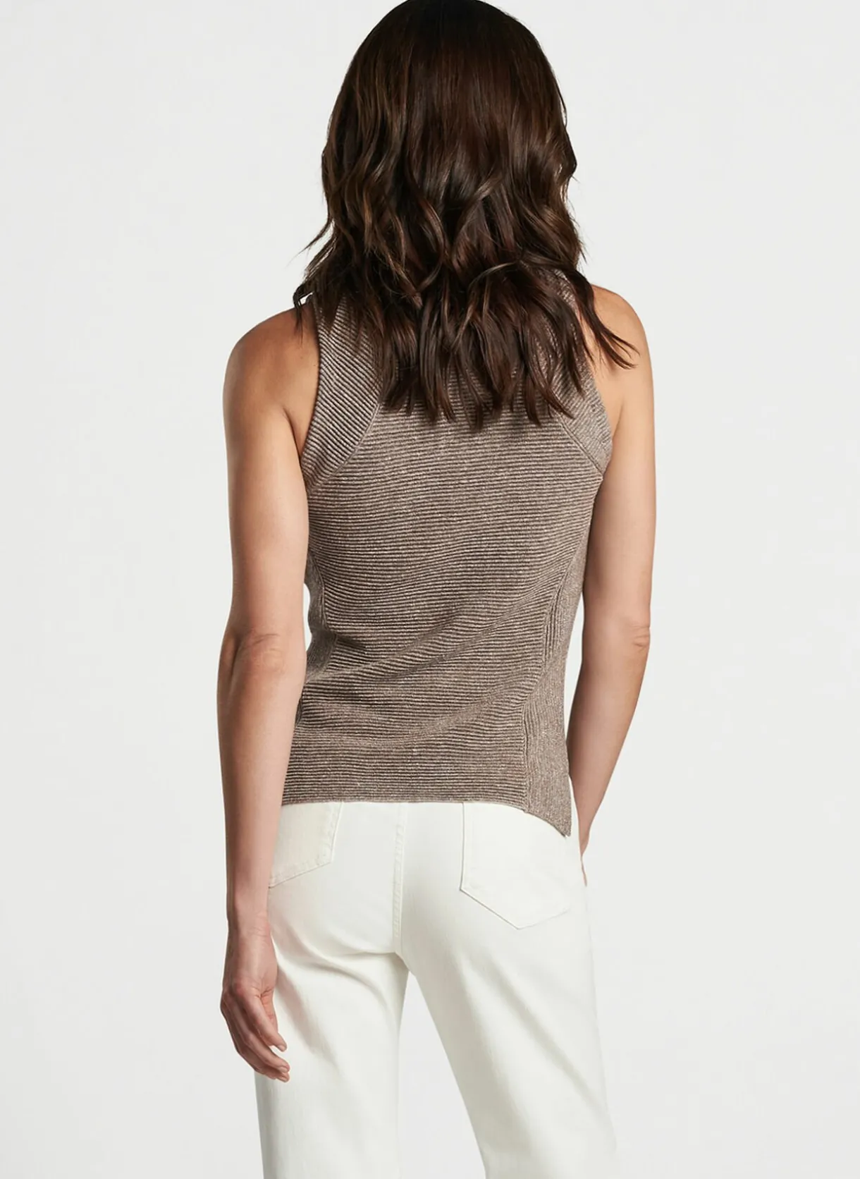 Campbell Ottoman Rib Sleeveless Sweater