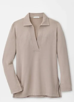 Carla Deep V Lava Tunic