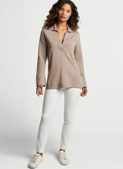 Carla Deep V Lava Tunic