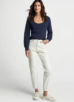 Crawford High Rise Straight Crop Jean