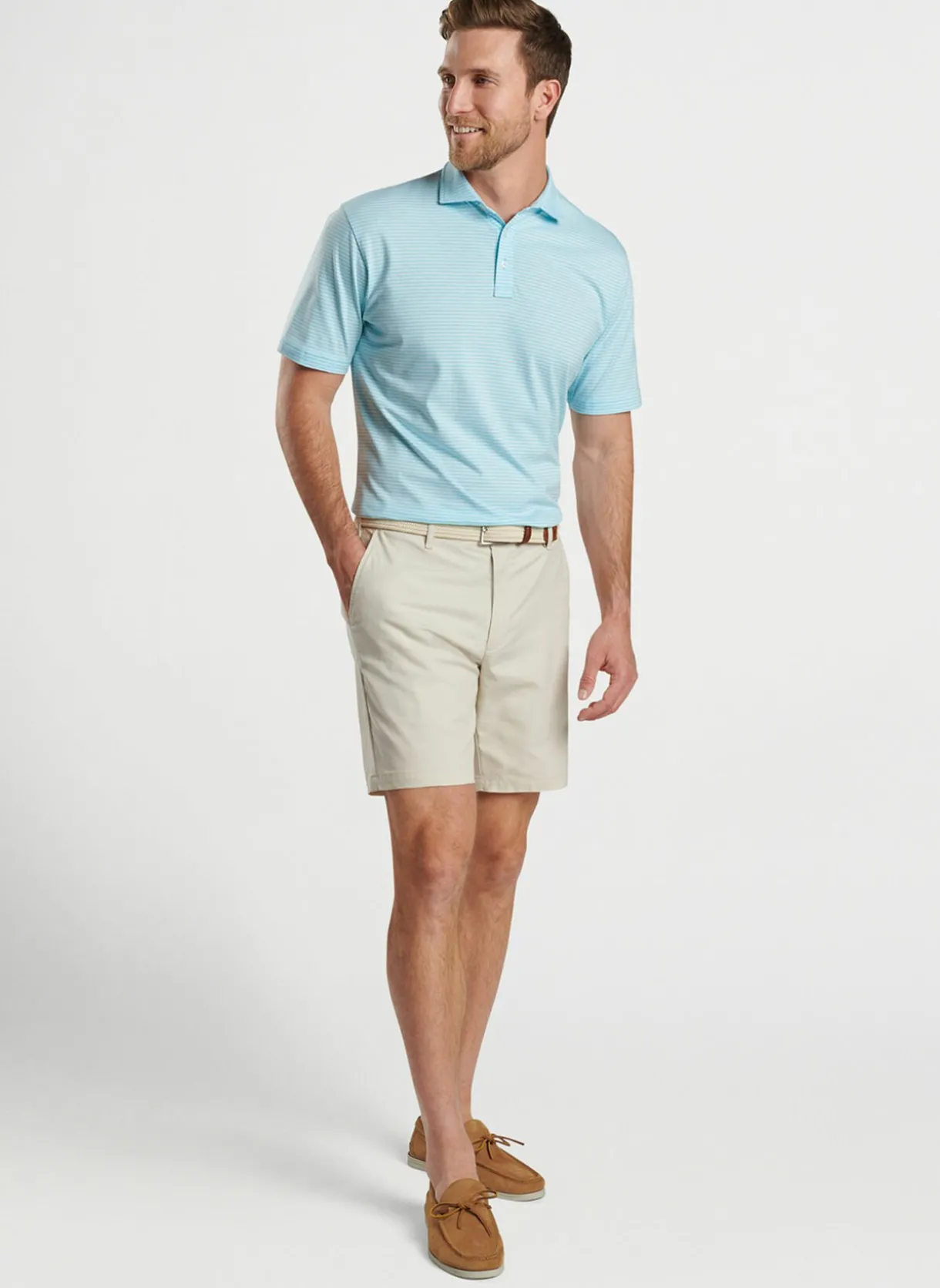 Crown Comfort Cotton Polo Trip Stripe