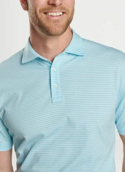 Crown Comfort Cotton Polo Trip Stripe