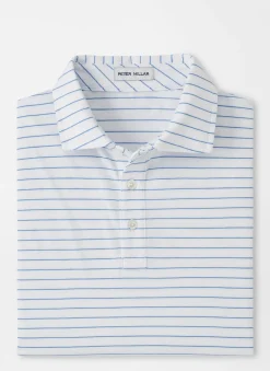 Crown Comfort Cotton Polo Harp Stripe