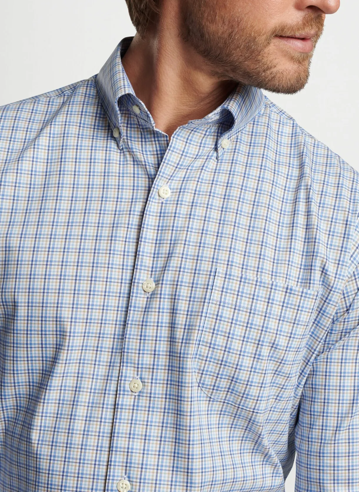 Cutler Crown Lite Cotton-Stretch Sport Shirt