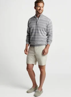 Eastham Striped Quarter-Zip Sweater