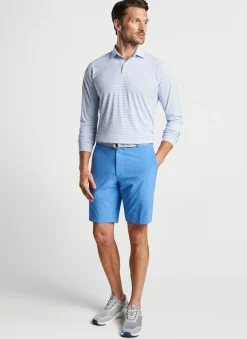 Featherweight Performance Long Sleeve Stripe Polo