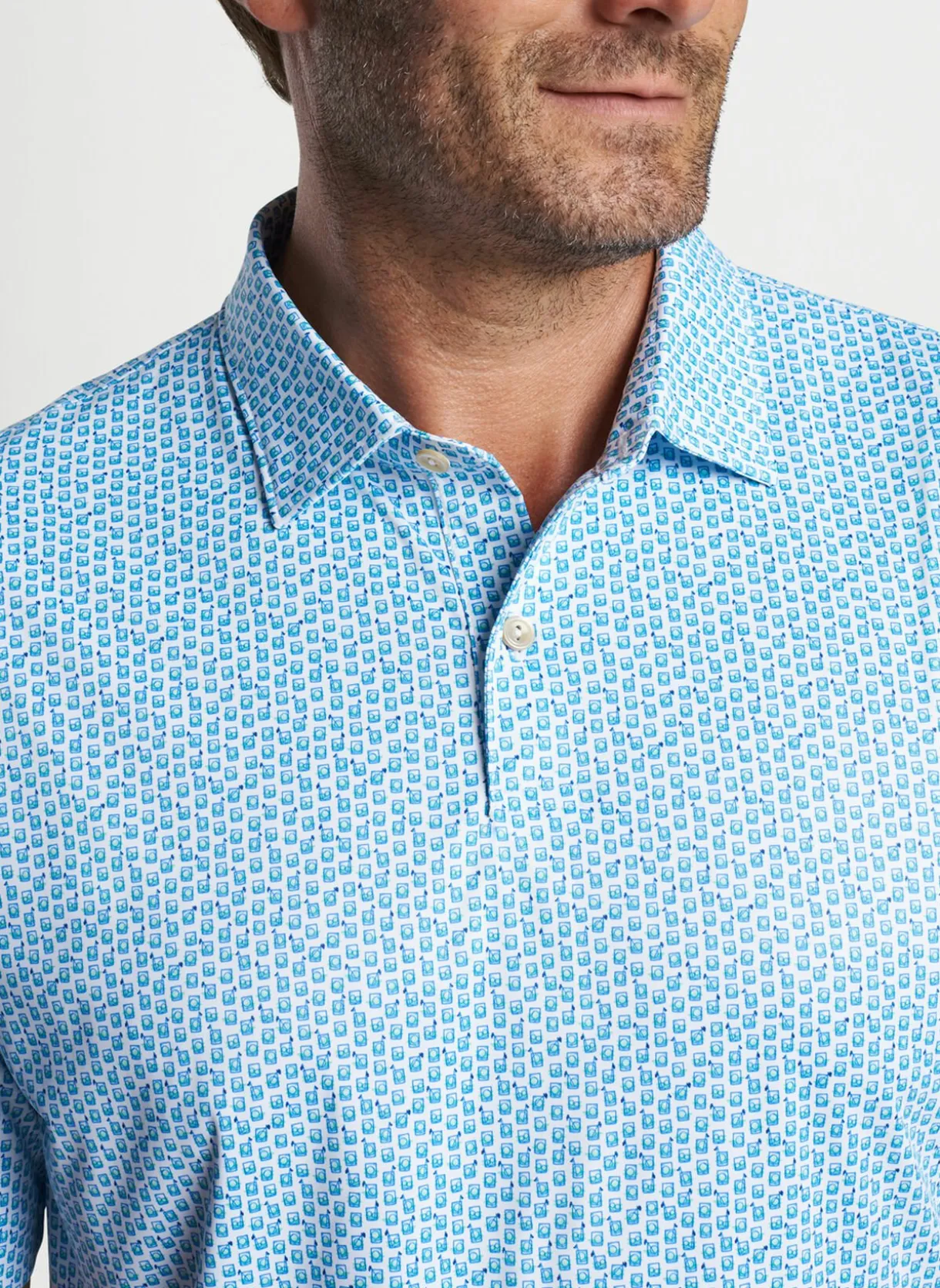 Featherweight Performance Golf On The Rocks Polo