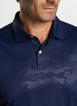 Featherweight Performance Logo Camo Polo