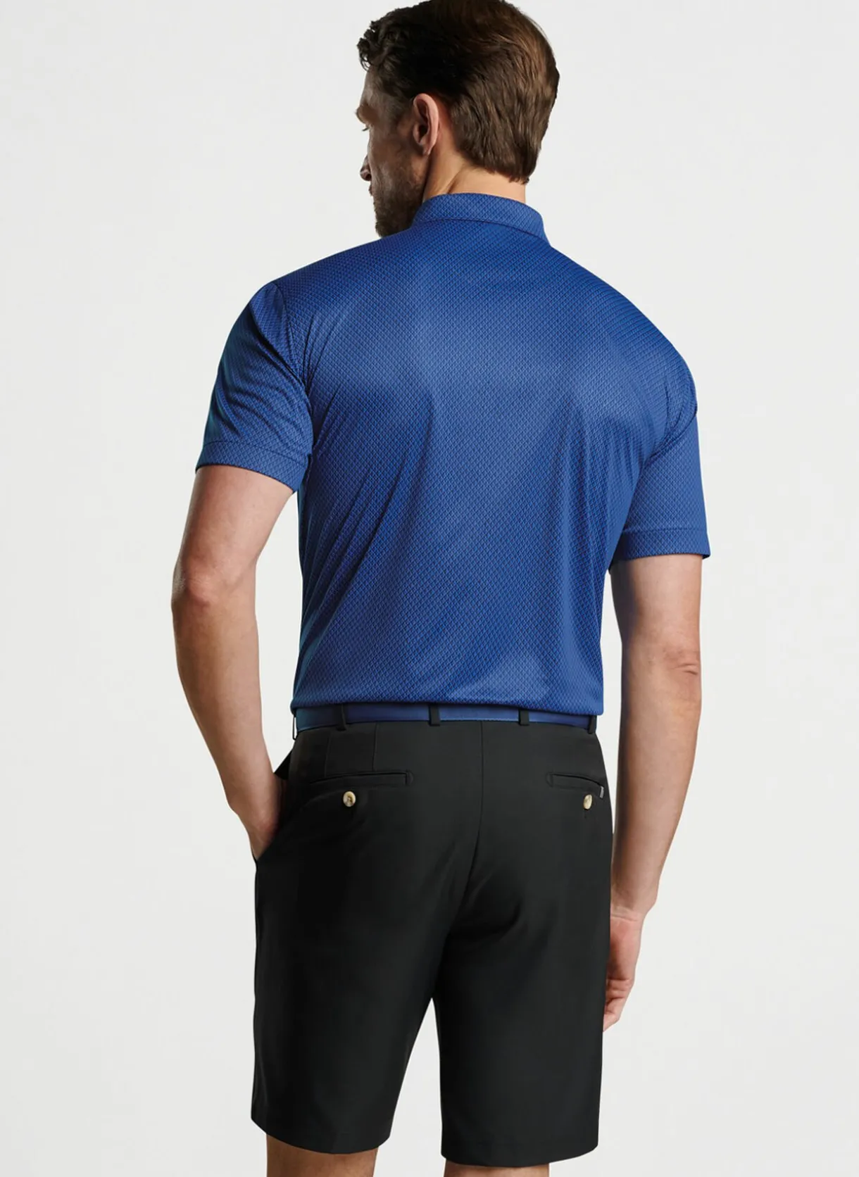 Featherweight Performance Crown Check Polo