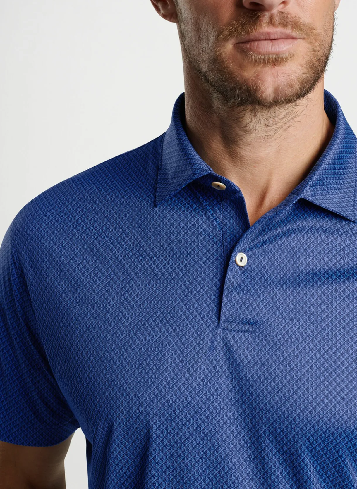 Featherweight Performance Crown Check Polo