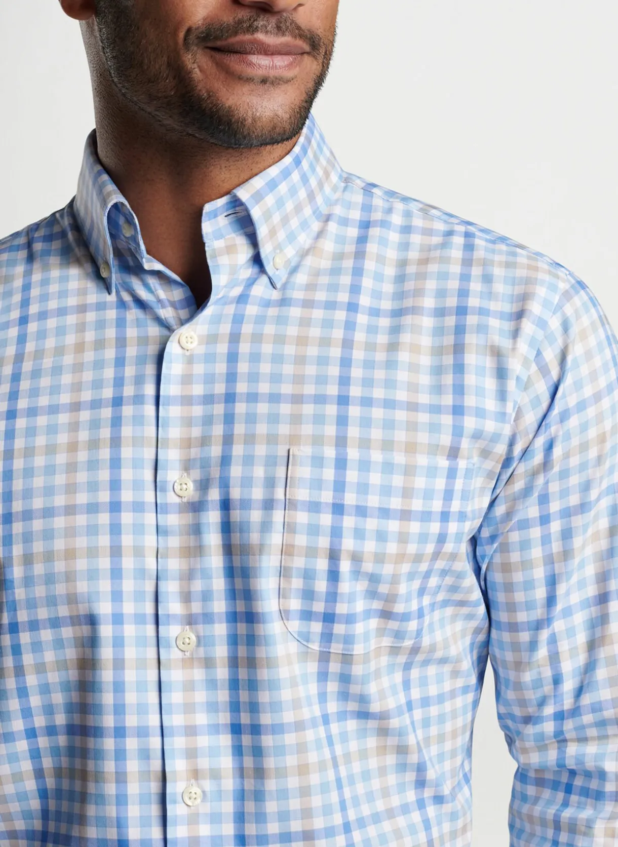 Freeport Crown Lite Cotton-Stretch Sport Shirt