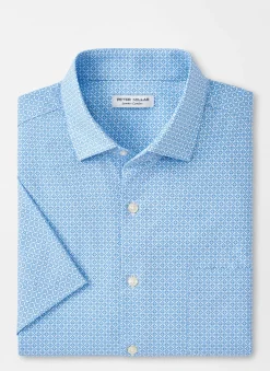 Geo Petals Performance Poplin Sport Shirt