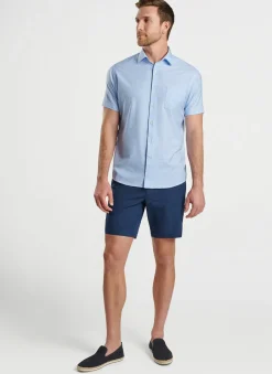 Geo Petals Performance Poplin Sport Shirt