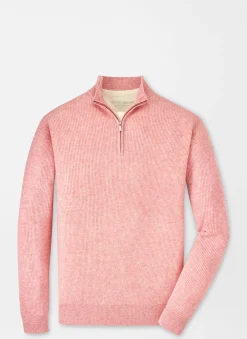 Harbour Cashmere Linen Quarter Zip