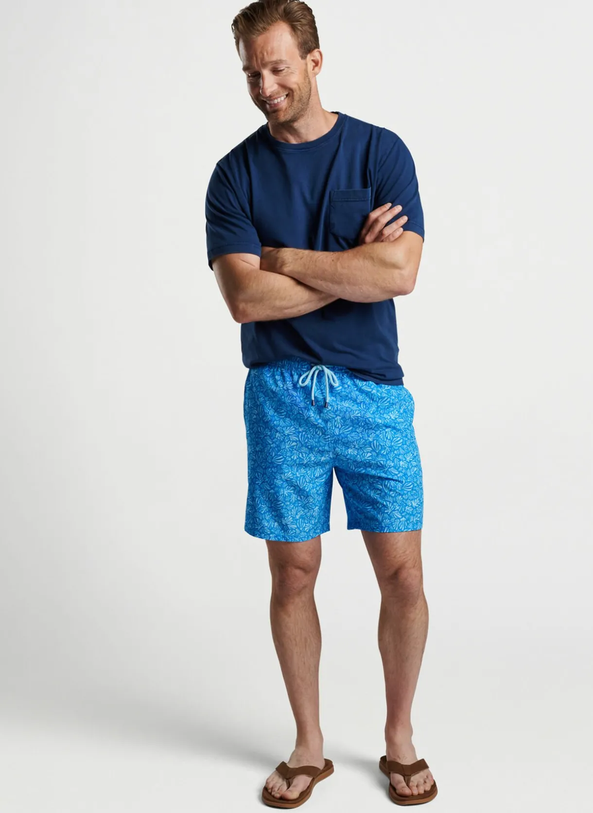 Henri Botanical Swim Trunk