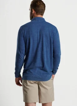 Indigo Knit Quarter-Zip