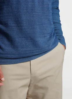 Indigo Knit Quarter-Zip