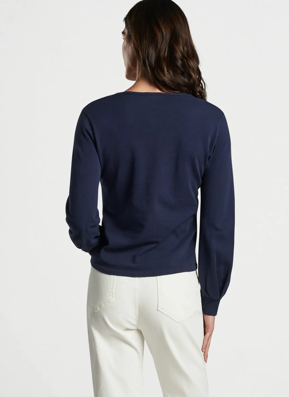 Kate Long-Sleeve Scoop Neck Henley