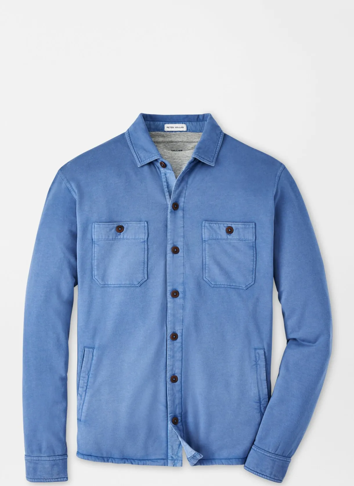 Lava Wash Fleece Knit Shirt Jacket