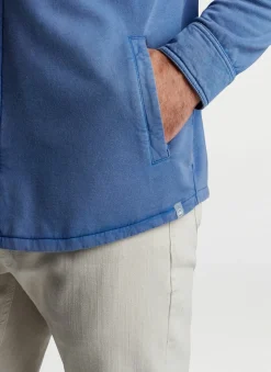 Lava Wash Fleece Knit Shirt Jacket