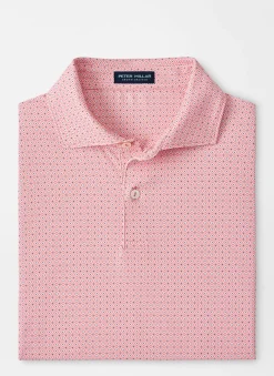 Lloyd Dot Geo Performance Jersey Polo
