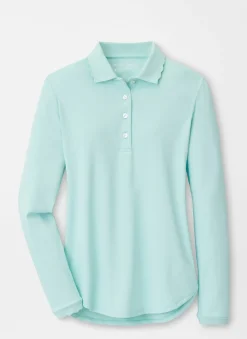 Opal Long-Sleeve Stretch Jersey Polo