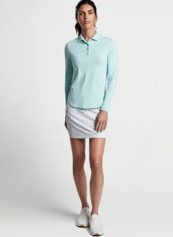 Opal Long-Sleeve Stretch Jersey Polo