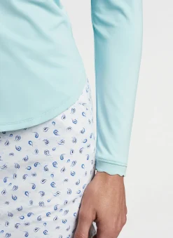 Opal Long-Sleeve Stretch Jersey Polo
