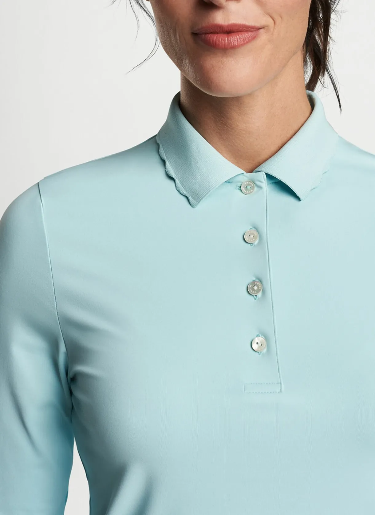 Opal Long-Sleeve Stretch Jersey Polo