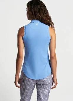 Opal Sleeveless Stretch Jersey Polo