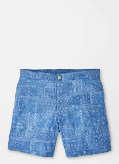 Patchwork Tile Swim Trunk