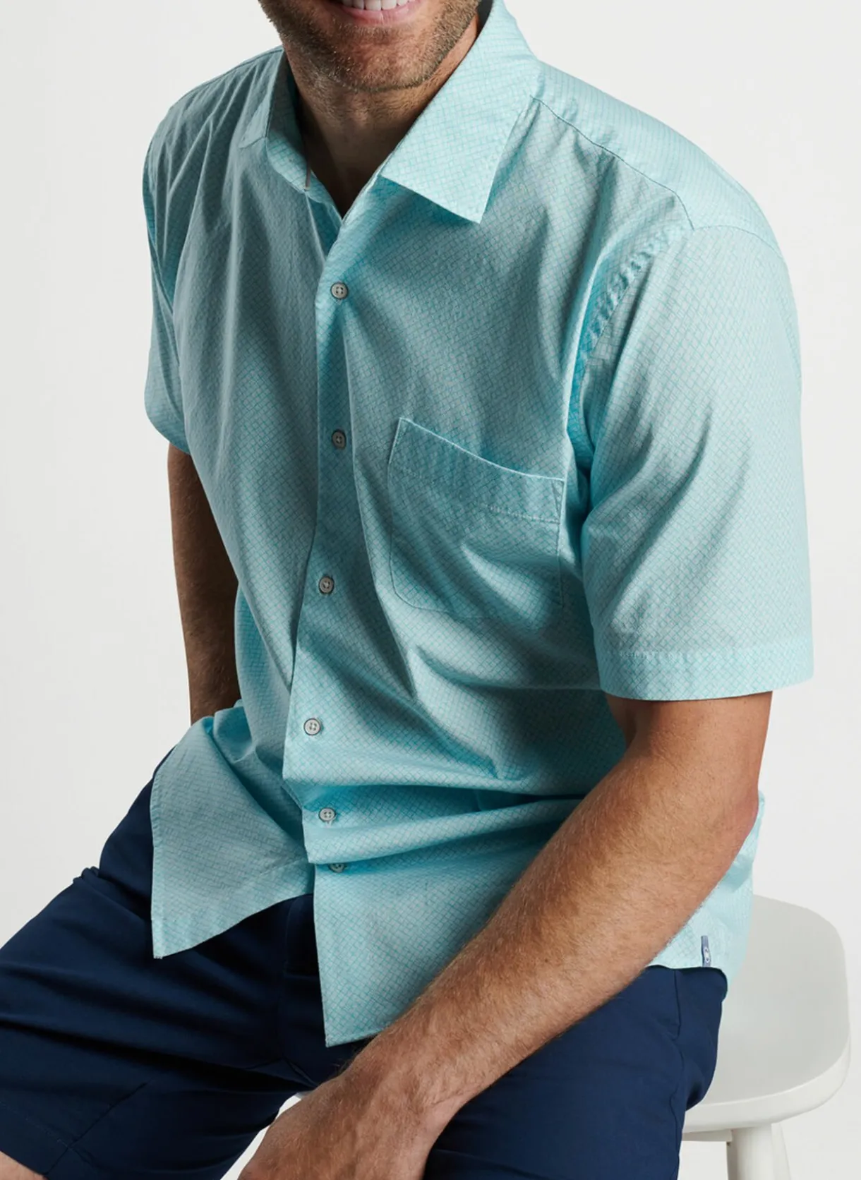 Piers Cotton-Stretch Sport Shirt