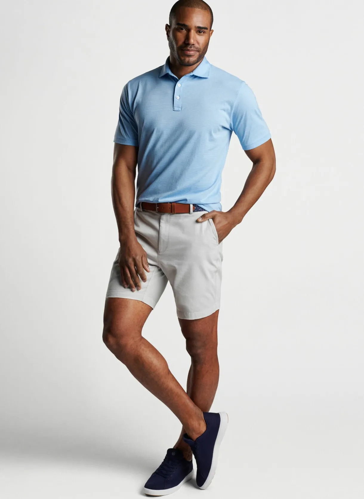 Pilot Mill Haynes Stripe Short-Sleeve Polo