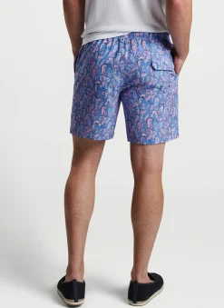 Seahorse Paisley Swim Trunk