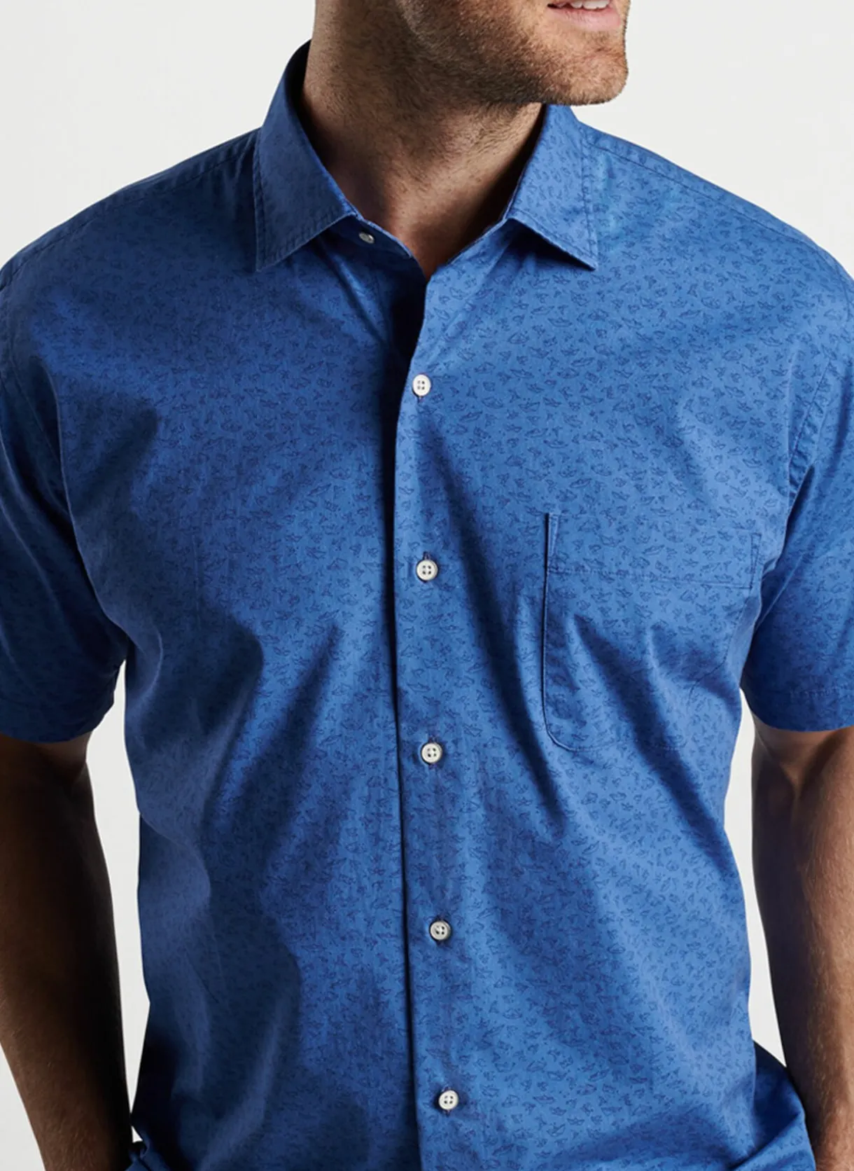 Shorebird Cotton-Stretch Sport Shirt