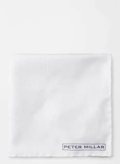 Solid Oxford Pocket Square