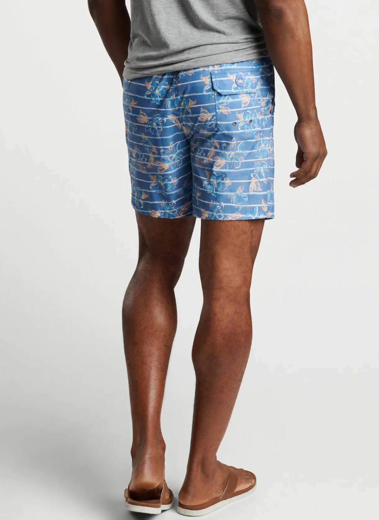 Surf'S Up Striped Swim Trunk