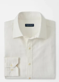 Teo Cotton Linen Blend Sport Shirt