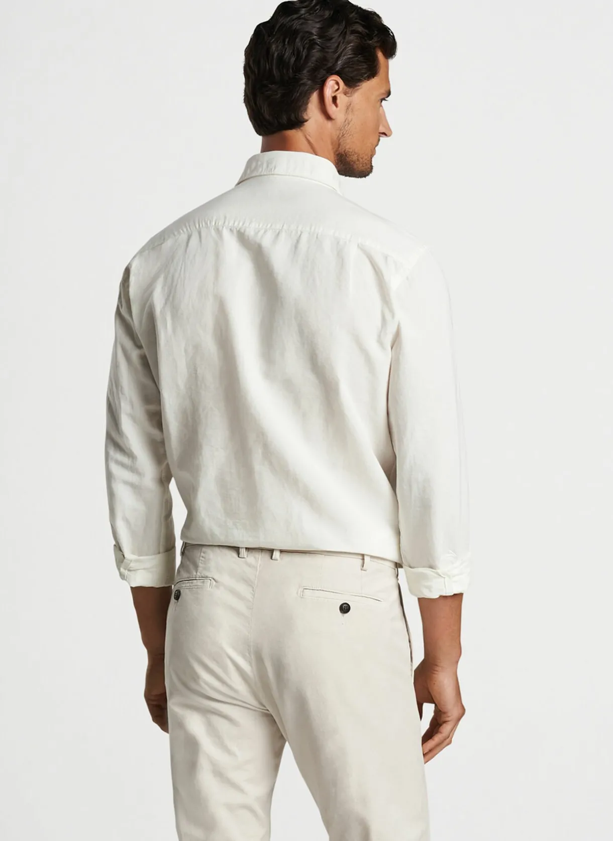 Teo Cotton Linen Blend Sport Shirt