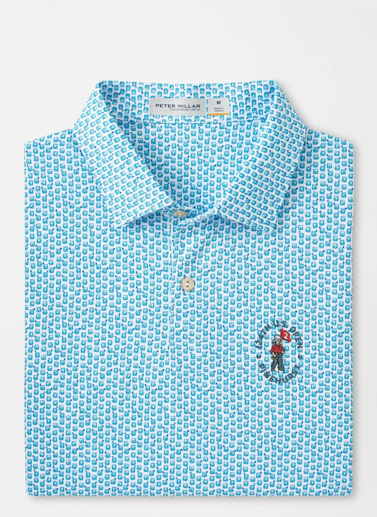 124Th U.S. Open Featherweight Golf On The Rocks Polo