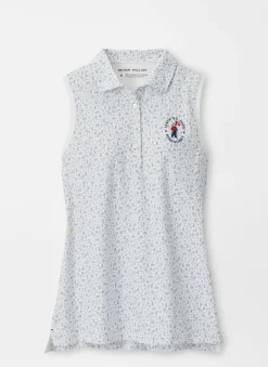124Th U.S. Open Women'S Sleeveless Button Polo