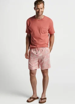 Thatched Hawaiian Swim Trunk