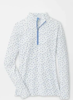 Tossed Paisley Print Long-Sleeve Sun Shirt