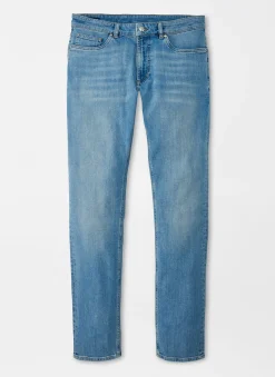 Vintage Washed Five-Pocket Denim